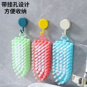 Flexible Bristle Cleaning Brush for Bathroom Floor Bathtub Sink Gap Brush Home Personal Cleaning Tool No Brand Registered Trademark