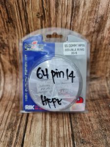 piston kit moto1 racing taiwan double ring 64mm pin 14