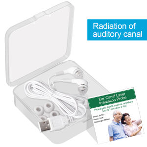 650nm Laser Physiotherapy Rhinitis Sinusitis Tinnitus Ear LLLT Irradiation Laser Therapy Earplug Otitis Media Deafness Treatment