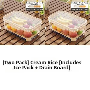 Plastic Portable Large Rectangular Sealing Box Refrigeration and Preservation