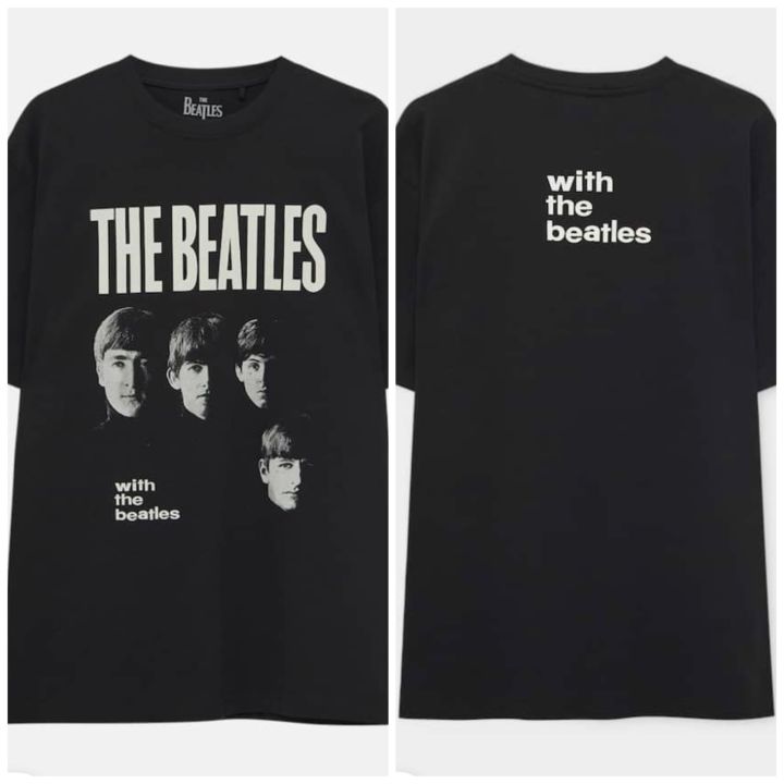 Baju kaos T-shirt pull and bear the beatles Origin4l Lazada