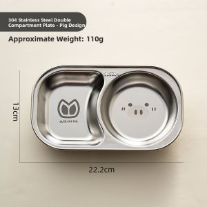 onlycook | Baby Feeding Tray Partition Plate 304 Stainless Steel