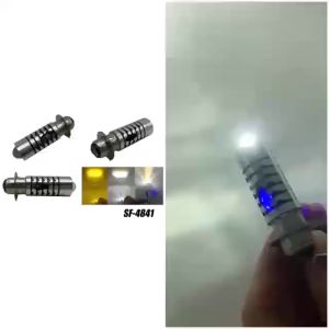 MDL KILLER BULB MOTORCYCLE HEADLIGHT WITH BLUE PARK LIGHT T19 H6 WAVES DESIGN GOOD QUALITY