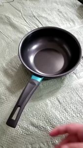 กระทะก้นลึก กระทะเทฟล่อน กระทะไม่ติดทอดไข่ดาว ขนาด 16/20ซม