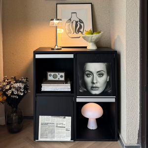 OYIla | Flip Door Four-grid Cabinet