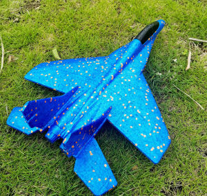 Fighter EPP Hand Throwing Foam Plane Glider Matching Outdoor Model Aircraft Drop-Resistant Toys Kids Boys and Girls