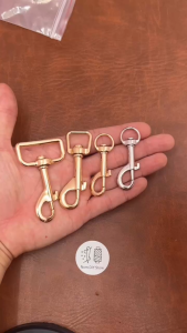 Móc Càng Cua Quai Túi Chốt Tôm Hùm T1028 Hợp Kim Kẽm Phụ Liệu Làm Đồ Da Giỏ Đeo Bóp Ví Dây Lưng Thủ Công Handmade DIY