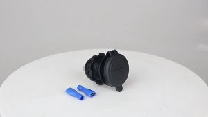 Bộ Sạc Ô Tô USB PD QC 3.0 2/3/4 Cổng Với Đồng Hồ Đo Điện Áp Chống Nước Bộ Chuyển Đổi Nguồn Cho Xe Hơi 12V/24V Xe ATV Thuyền - Bộ Chuyển Đổi Nguồn Ổ Cắm