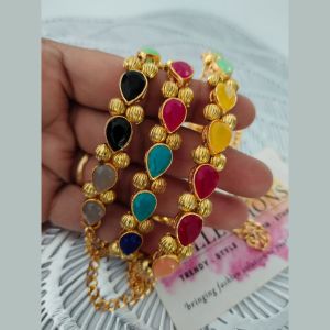 110CM LENGTH INDIAN WOMEN COLOURFUL LARGE KUNDAN STONE HIP/WAIST CHAIN