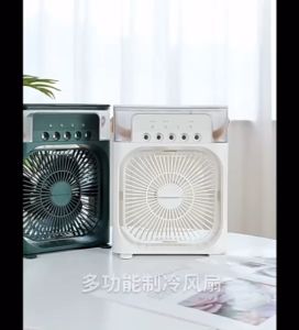 พัดลมไอน้ำ F27 พัดลมพกพา มินิ มีไฟ LED 7 สี 3 ใช้ส่วน 1 ปรับลมได้ 3 ระดับ ฟอกอากาศ ความชื้น พร้อมส่งจากไทย