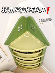 ตู้เสื้อผ้าแบบมุมสามเหลี่ยมสำหรับห้องนอน ตู้เสื้อผ้าแบบตั้งได้ ชั้นวางของสำหรับเก็บของ ชั้นวางของสำหรับจัดระเบียบในบ้าน