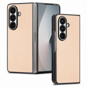 Ốp Điện Thoại Samsung Galaxy Z Fold 7 6 5 4 3 Fold 8 Ultra Cao Cấp Chất Liệu Da PU Giả Sợi Carbon Cứng Cáp Chống Sốc Chống Xước Chống Trơn Trượt