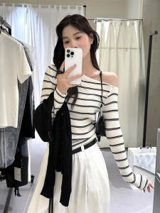 SHUQINGLAI | Áo Sweater Len Tay Ngắn Phong Cách Hàn Quốc Mùa Thu