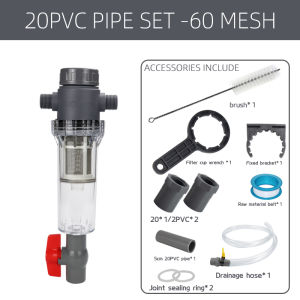 Fish tank fish toilet Full transparent fish waste collector Aquarium drainage collector Automatic cleaning filter