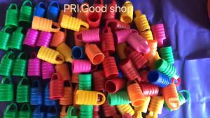 จุกแขวนด้ามไม้กวาด#อุปกรณ์ไม้กวาด คละสี(บรรจุ 50 ชิ้น)