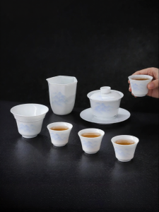 JINGDEZHEN | Hand-painted Chinese Style Kung Fu Tea Set