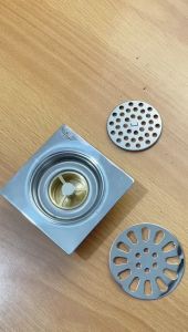 SARINGAN GOT TEBAL TUTUP OTOMATIS STAINLESS ANTI KECOA SERANGGA NYAMUK / SARINGAN PEMBUANGAN KAMAR MANDI /