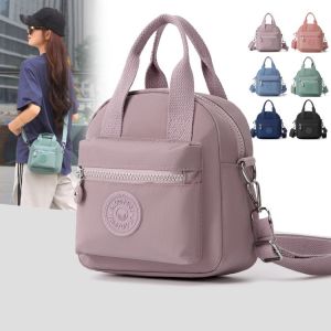 Nylon Cloth Bag for Women 2024 New Arrival Fashion All-Match Work Multi-Layer Tote Womens Shoulder Messenger Bag Small Bag