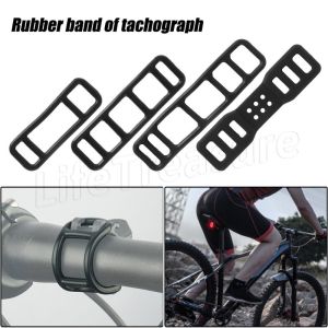 2 cái đèn gắn đầu khi đi xe đạp và đèn hậu Dây đeo Silicon gương lái xe ghi sửa chữa Băng cao su Đèn sửa chữa dây đeo phụ kiện xe đạp