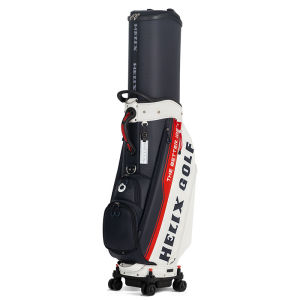 HELIX | Large Capacity Golf Bag with Shoe Space Smooth Transportation 360 Degree Wheels