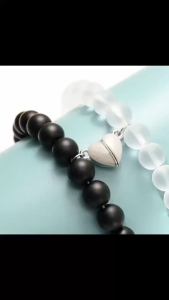 2Pcs Luminous Heart-shaped Magnetic Bracelet for Couple Best Friend Accessories Valentines Day Gift