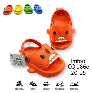Sandal Karakter Anak Motif Baby Shark Terbaru / Imfort Ukuran 20-25