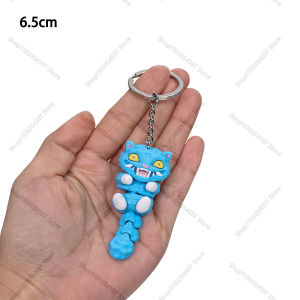 3D Printed Anime Movie Kpop Demon Hunters Girls Christmas Derpy Keychains Doll Cute Tiger Action Model Toy Collection Gifts