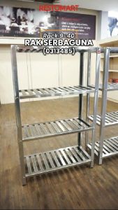 Rak Stainless & Rak Serbaguna: Mengenal Produk Rack 9-40 RESTOMART