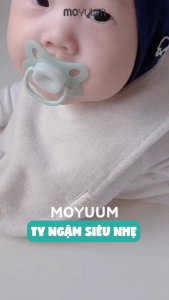 TI GIẢ SILICONE MOYUUM SOFT WING PACIFIER + CASE SIÊU NHẸ