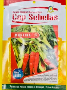 Benih Cabai Cabe Rawit MUSTIKA kemasan 2000 biji dr CAP SEBELAS S