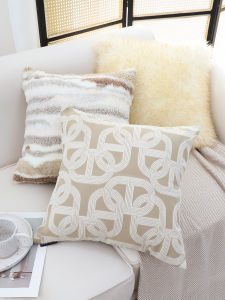 Túi Đựng Bông Đệm Sofa Họa Tiết Hoa Sang Trọng Nhẹ Khóa Kéo Không Có Lõi Cho Phòng Khách Và Phòng Ngủ Túi Đệm Vuông