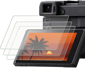 9H Hardness 0.3mm Tempered Glass Screen Protector Anti-Scratch Clear Film for Sony Alpha A6100 A6400 A6600 Digital Camera