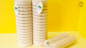 MOUNTAIN TREE Lotus Root Bacteria House 2nd Generation SMALL (24PCS/BOX) Biochemical filtration media for Koi Ponds Lagoon Ponds & Aquariums designed to support beneficial bacteria growth