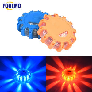 Magnetic LED Strobe Warning Light Car Emergency Road Rescue Safety Flashing Lights Roadside Auto Signal Beacon Lamp Accessory