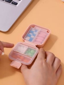 กล่องยา กล่องยาพกพา ตลับยาพกพา ตลับใส่ยาแบบพกพา กล่องยาแบบพกพา 5 ช่อง 8ช่อง กันน้ำ กันชื้น