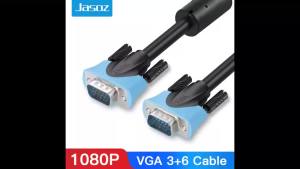 Vention | Cáp VGA Vention 1080P 15 Pin Nam Đến Nam 1.5M/2M/3M Dây Bện Được Bảo Vệ Cho Máy Chiếu Màn Hình Máy Tính