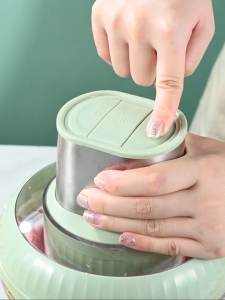 3IN1  Electric Kitchen Grinder for Meat and Garlic Baby Food Friendly厨房电动多功能绞肉机蒜泥 宝宝辅食 安全便捷