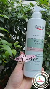 Sữa Rửa Mặt Eucerin 3X Treatment Foam Cleanser 400mL Cho Da Mụn (Nhập Khẩu)