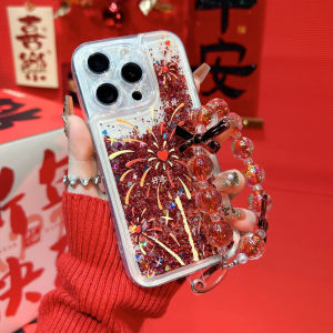 New Years Firework Sandphone Case Creative Personalized Protective Cover for Apple 16Pro iPhone 14Max Xiaomi 15 Huawei Mate70P60