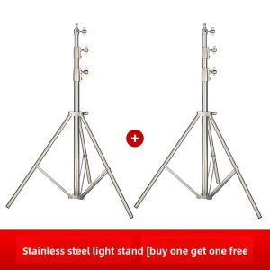 AMBITFUL | Stainless Steel Heavy Duty Folding Extension Light Stand 4m