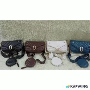 IBB04 Realpic & Video Tas Selempang Wanita Import Slingbag Cewek Impor Tas Tangan Tas Pesta Tas Dokter  Kulit PU