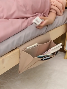 Beg Simpanan Katil Bedside Storage Bag Hanging Sofa Bed Side Organizer Bag Space-Saving Remote Control Book Storage Beg Simpanan 床头收纳袋