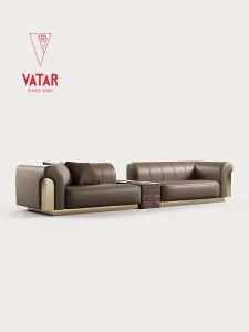 VATAR | Modern Minimalist Leather Sofa Set