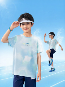 Qiaodan | Áo Thun Tay Ngắn Chống Khuẩn Làm Mát Nhanh Khô