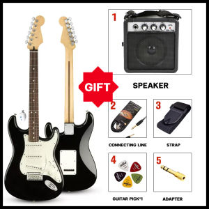 39 Inch Electric Guitar Rosewood Fingerboards with Amplifier 22 Frets ST Electric Guitar Set
