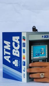 CelenganTarget Jumbo Brangkas Kunci Celengan Miniatur Motif Atm Premium