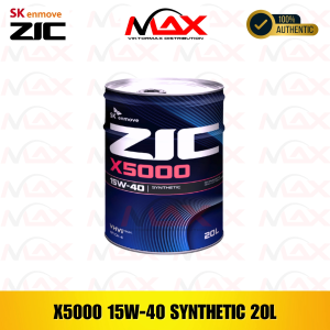 SK ZIC X5000 15W-40 20 Liters/Pail Synthetic CI-4/SLACEA E7