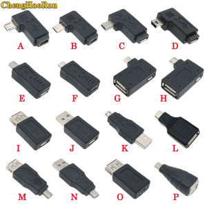 1pc Micro/Mini USB or USB 2.0 Male Female Printer USB Plug Jack Power Connector Charging Adapter for Phone MP5 Ect