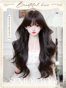 AINIYA | Realistic Scalp & Adjustable Parting Womens Full Wig Medium Length