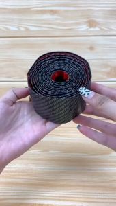 VSA212 List Carbon 3D Lis Karbon Sill Plate Stiker Pelindung Seal Plate